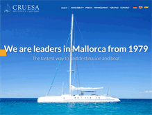 Tablet Screenshot of cruesa.com